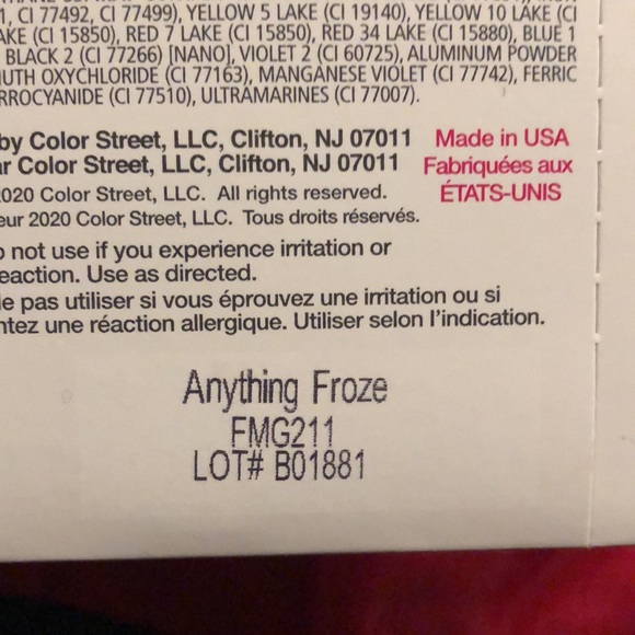 Color Street Anything Froze - Picture 5 of 5